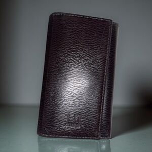 Dunhill Sidecar Black leather key case NWT (Tags Included)